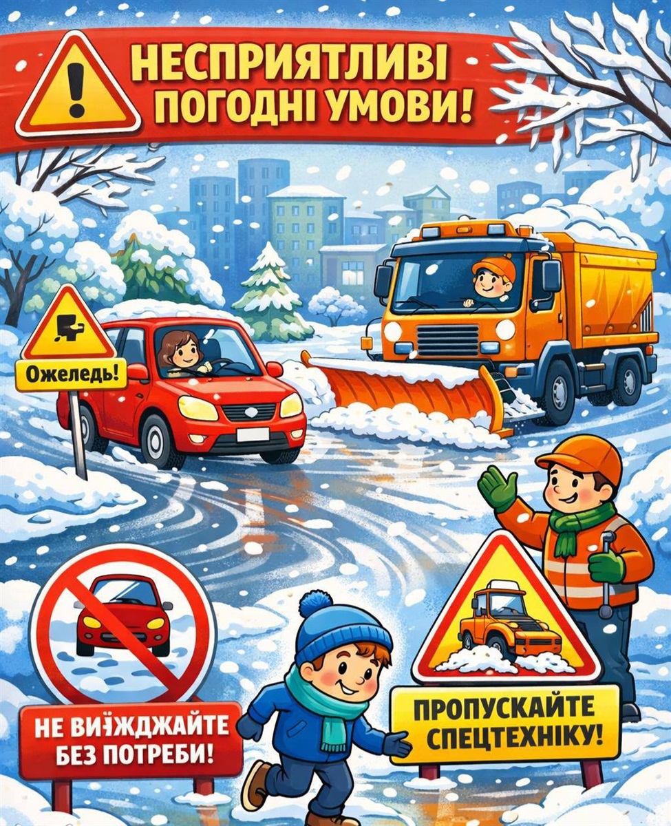 Несприятливі погодні умови у Дніпрі - 25.12.2025
