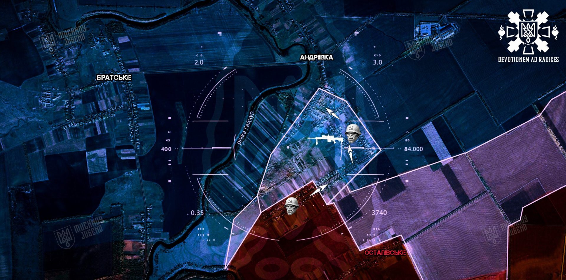 На Олександрівському напрямку в Дніпропетровській області триває тиск ворога у районі Андріївки - 22.12.2025