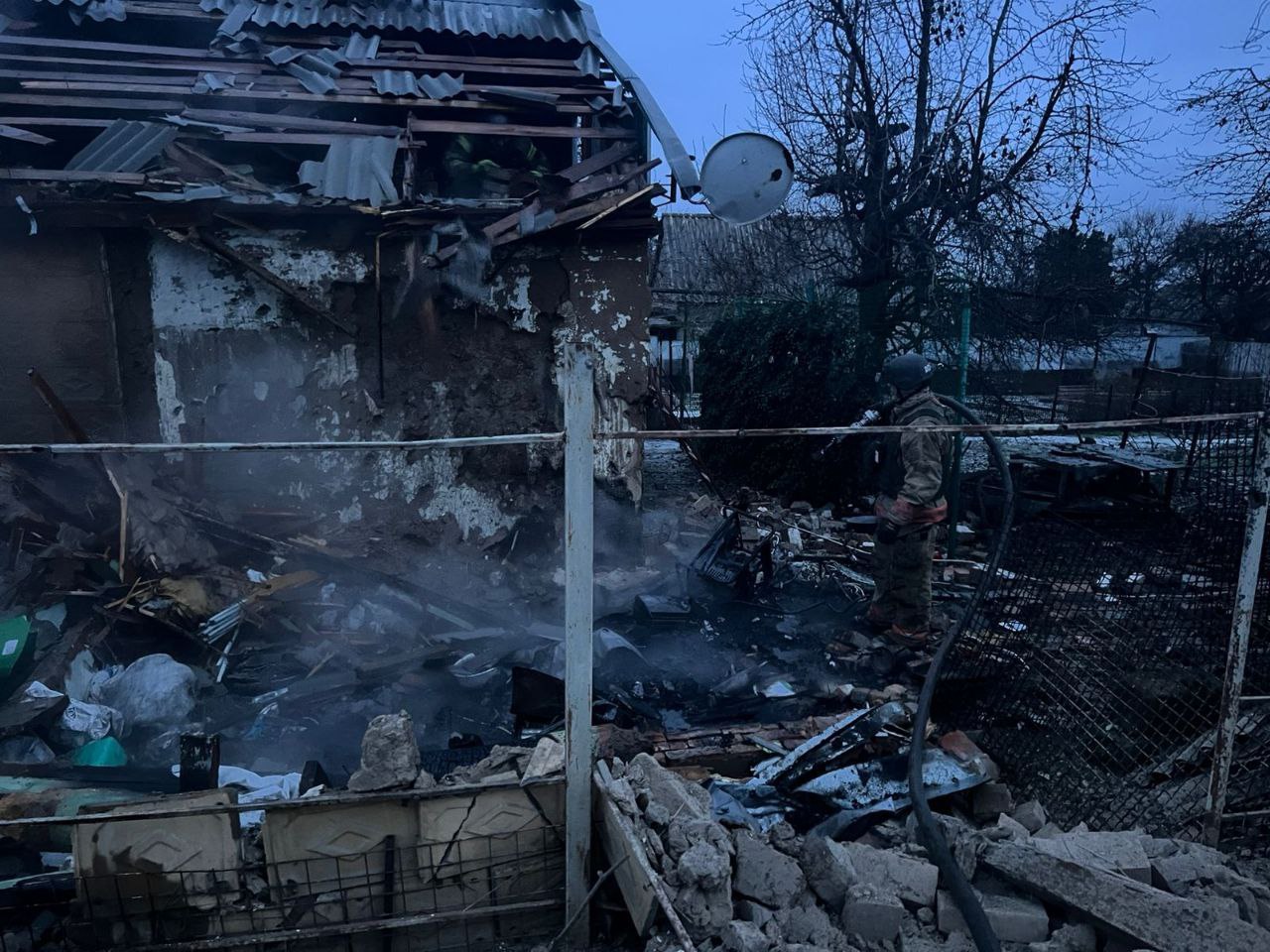 Наслідки атаки рф на Нікопольщині - 24.12.2025