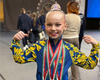 9-річна гімнастка з Дніпра підкорила світ: тричі на п’єдесталі чемпіонату - 24.12.2025