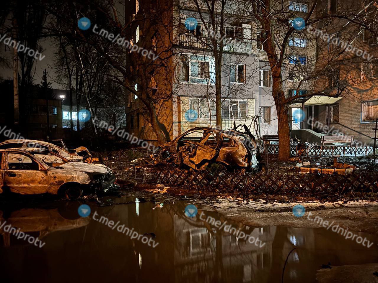 У Дніпрі через нічну масовану атаку дронів постраждали 7 людей, серед них двоє – діти