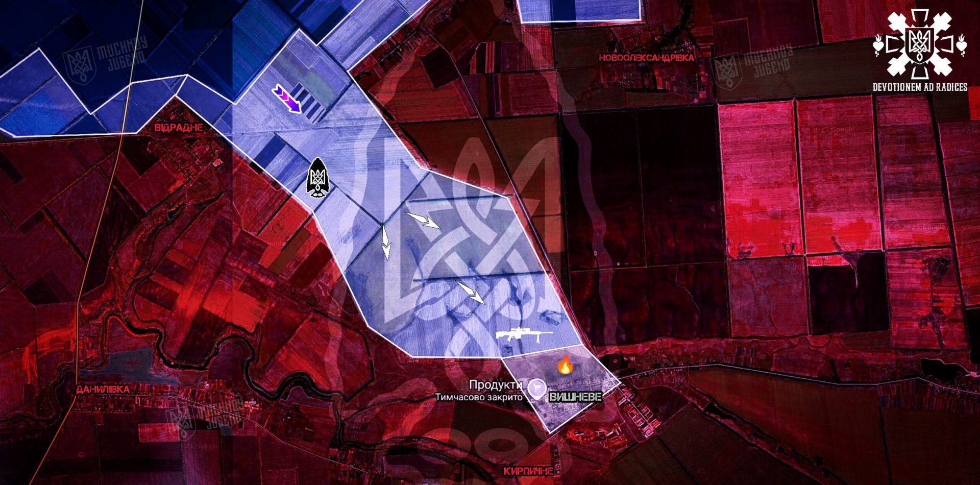 Олександрівський напрямок на Дніпропетровщині: наші підрозділи провели серію виходів у бік Вишневого