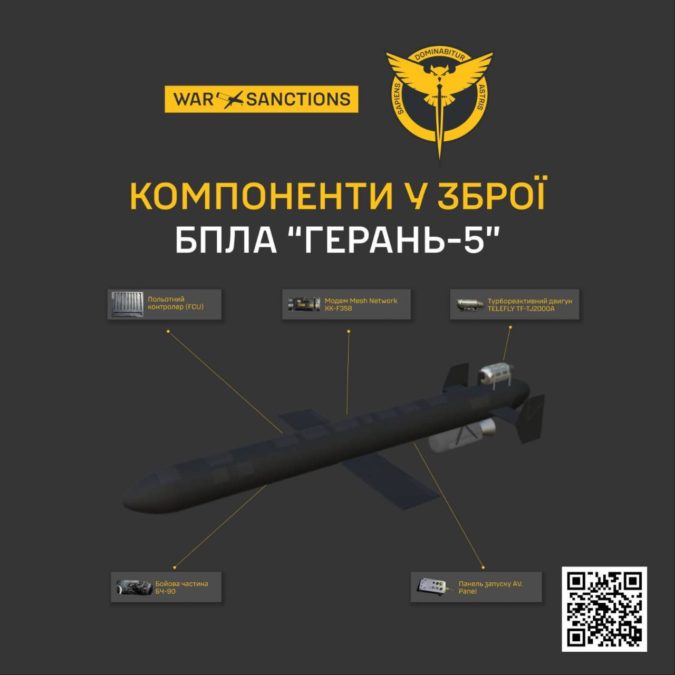 Характеристики нового російського БпЛА “ґєрань-5” від ГУР - 19.01.2026