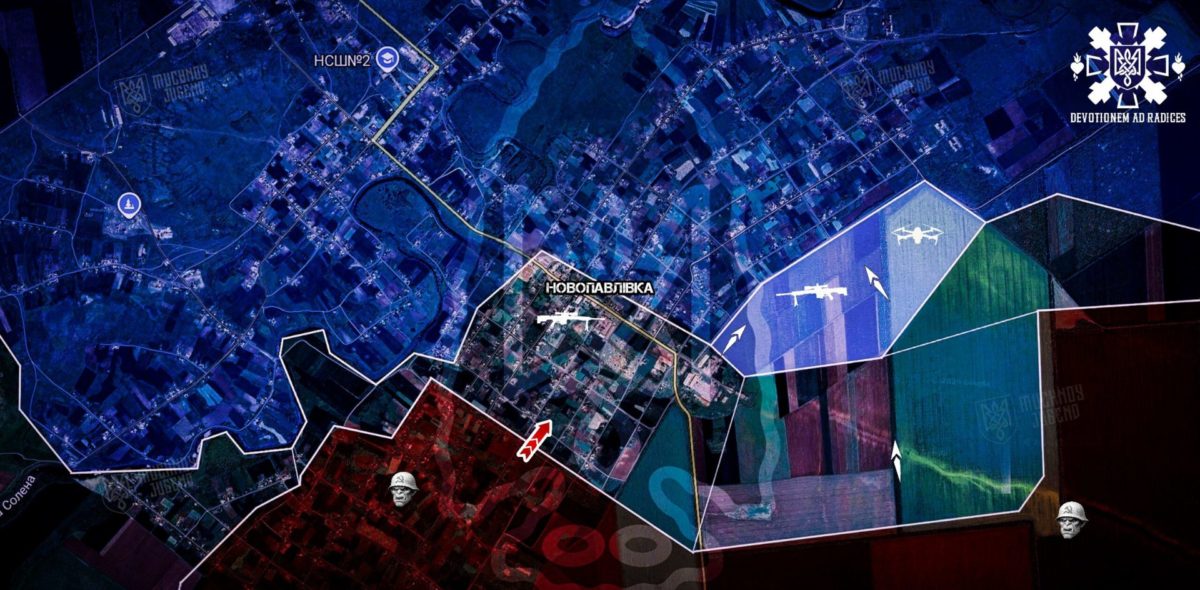 Новопавлівський напрямок залишається напруженим: ворог без закріплення та під постійним вогневим контролем