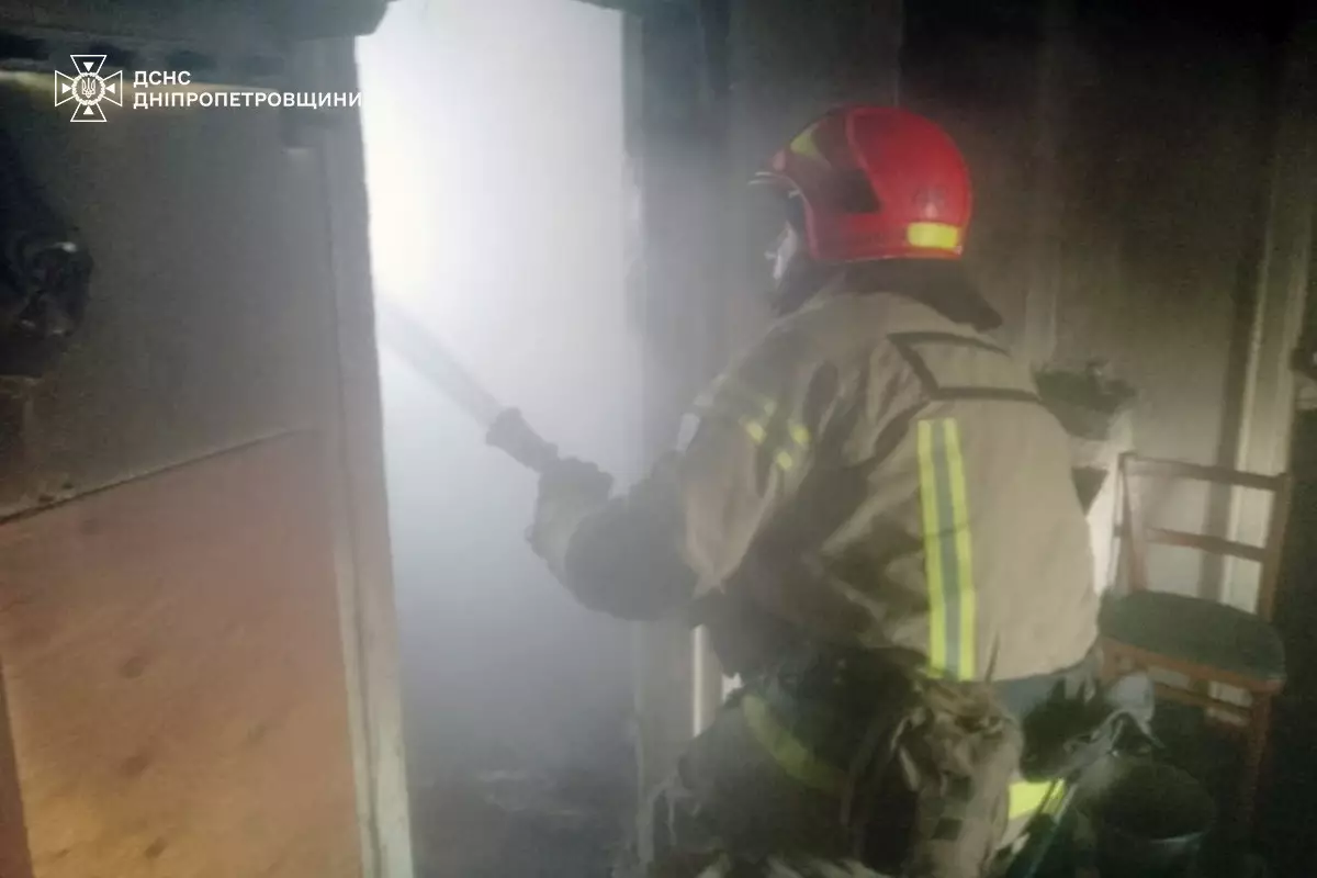 У Синельниківському районі під час пожежі в будинку загинув чоловік - 16.01.2026