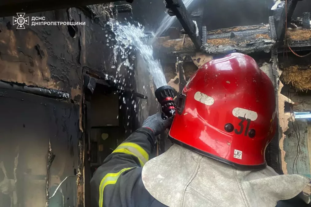 У Самарі сталася пожежа у приватному будинку: обійшлося без постраждалих