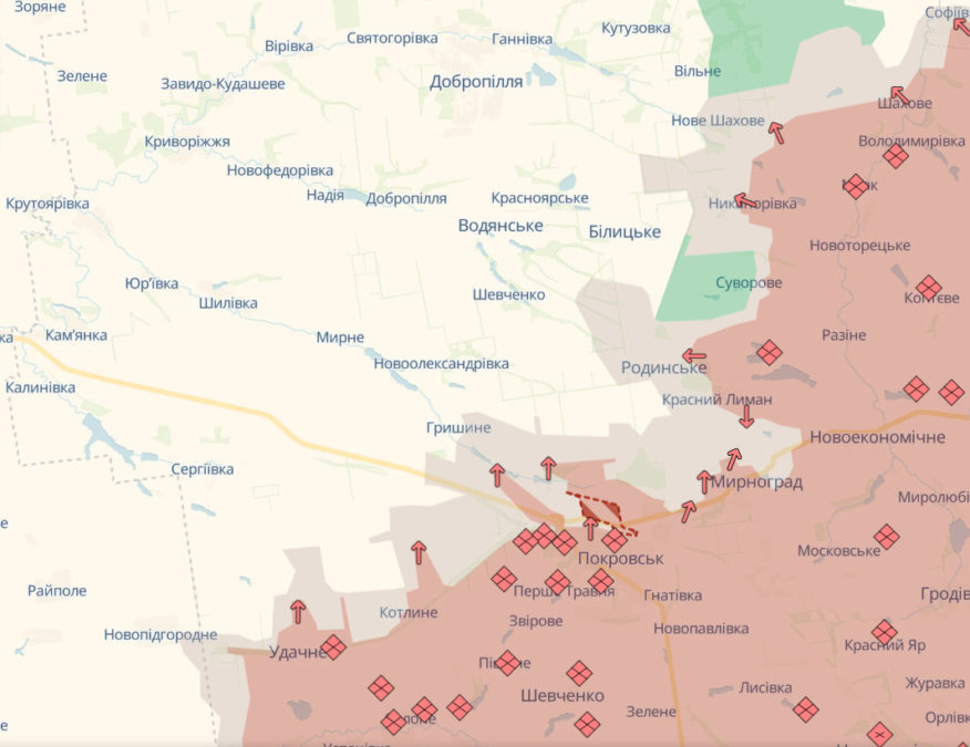 Ситуація в районі Покровська продовжує погіршуватися - 09.02.2026