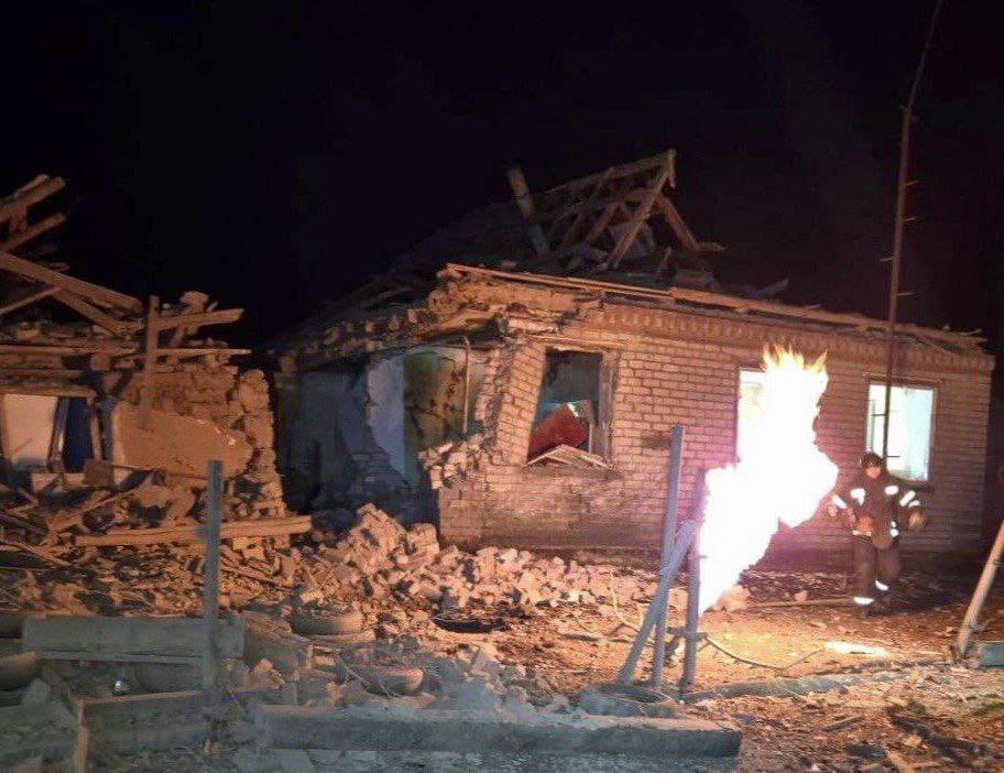 рф атакувала два райони Дніпропетровщини БпЛА, артилерією та “Градами”