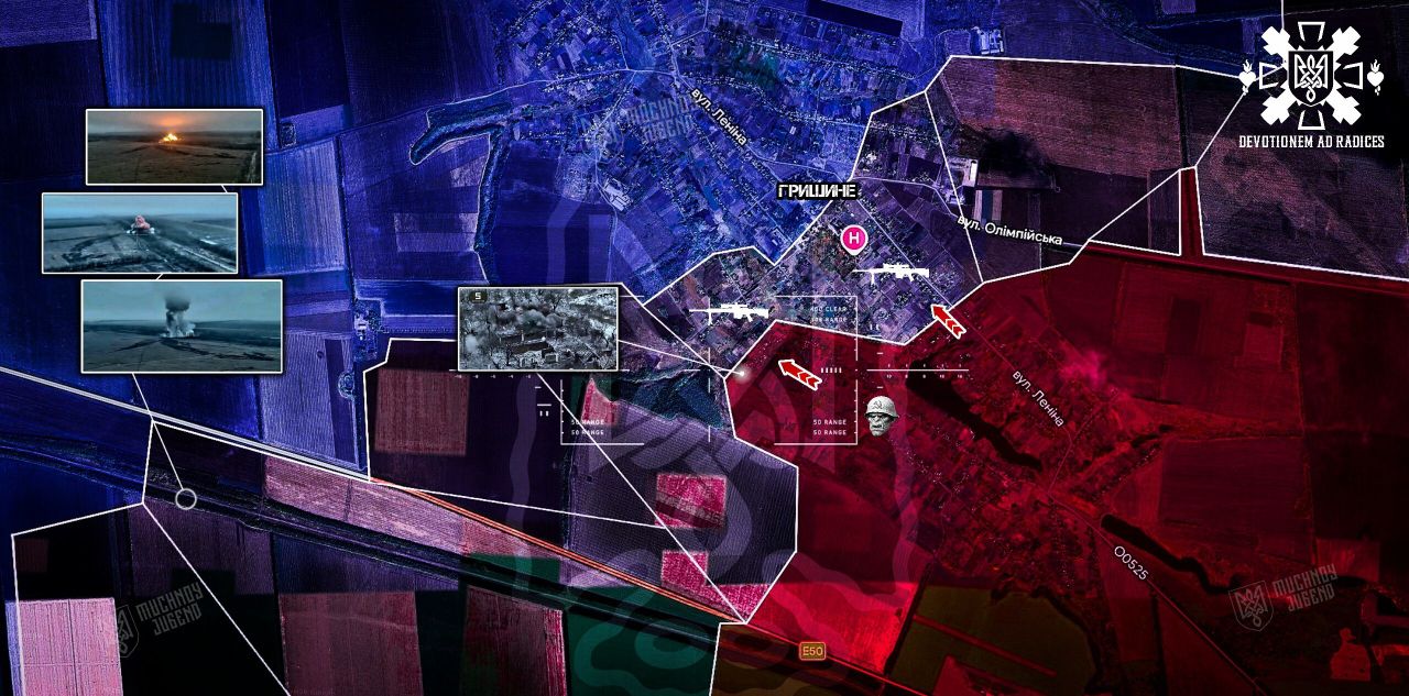 У районі Гришиного (Покровський напрямок) жорстке протистояння без пауз