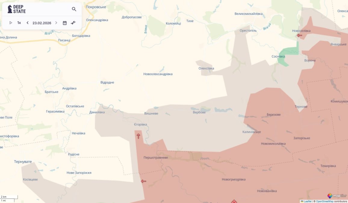 Контрнаступ на Олександрівському напрямку Дніпропетровщина 25 02 2026