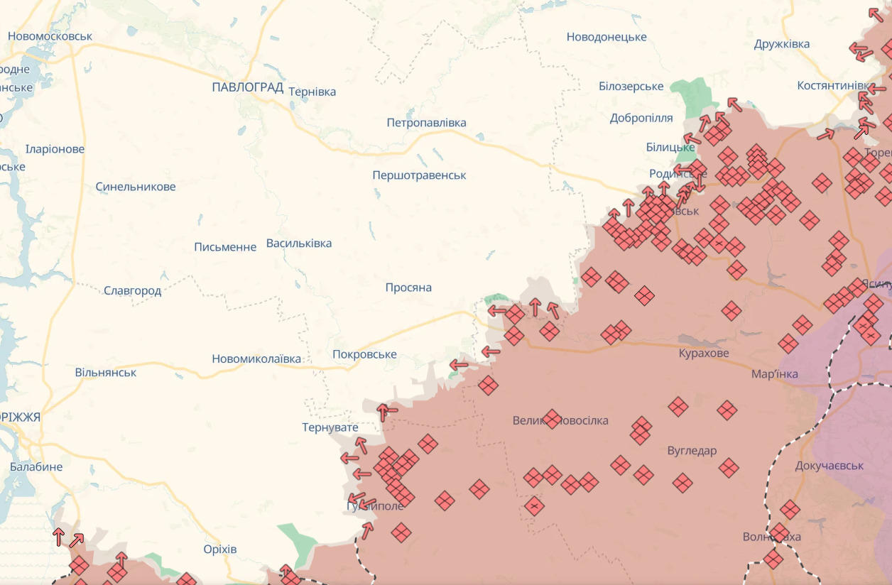  Активні бойові дії на Покровському напрямку: тиск на Гришине та Добропілля -02.02.2026