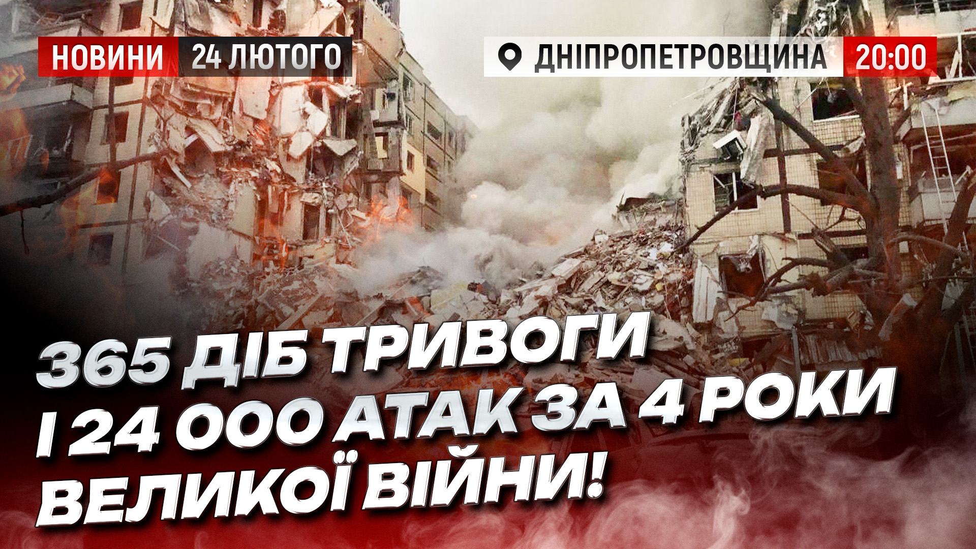 Новини Дніпра та області - 24.02.2026