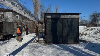 Демонтаж незаконного гаражу в Дніпрі 22.02.2026