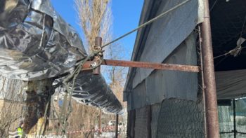 Демонтаж незаконного гаражу в Дніпрі 22.02.2026