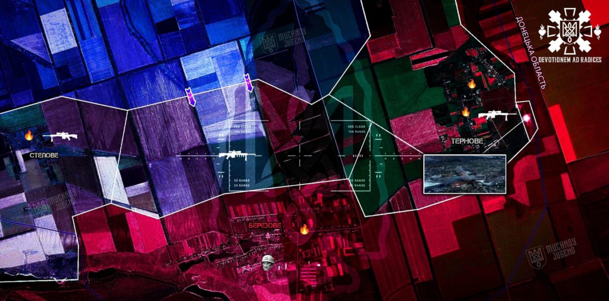 На Олександрівському напрямку (Дніпропетровщина) триває активна боротьба за ініціативу