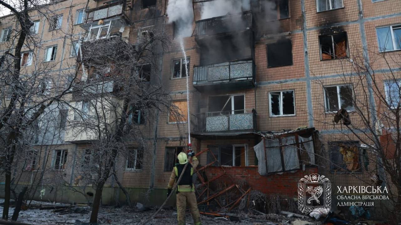 У Харкові ворожий дрон поцілив у житловий будинок: є постраждалі - 03.02.2026