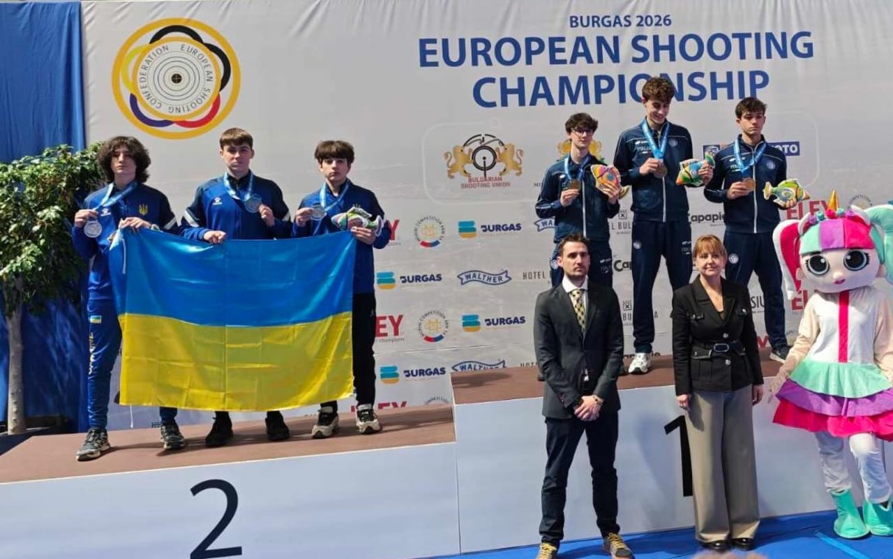 Стрілець із Дніпра Данило Данаєв виборов чотири медалі чемпіонату Європи U18