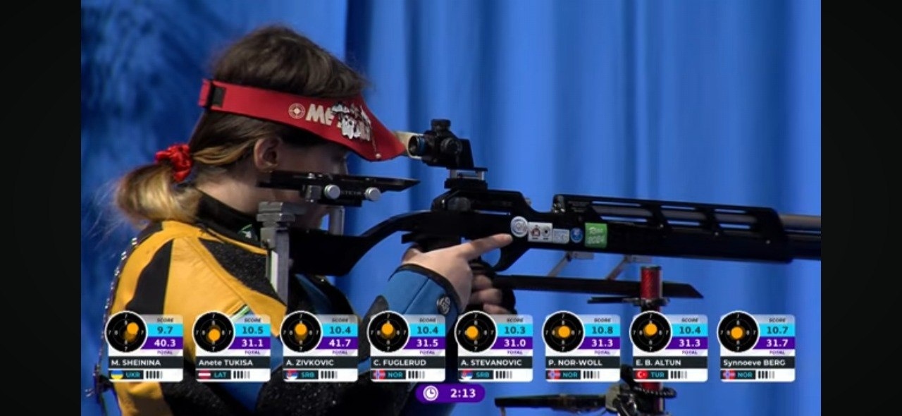 Дніпрянка виборола бронзу на чемпіонаті Європи серед юніорів зі стрільби із пневматичної зброї