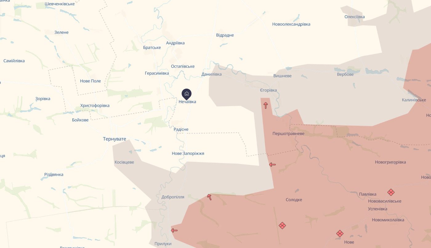 Запеклі бої за Нечаївку на Дніпропетровщині: лінія фронту на Олександрівському напрямку нестабільна - 26.02.2026