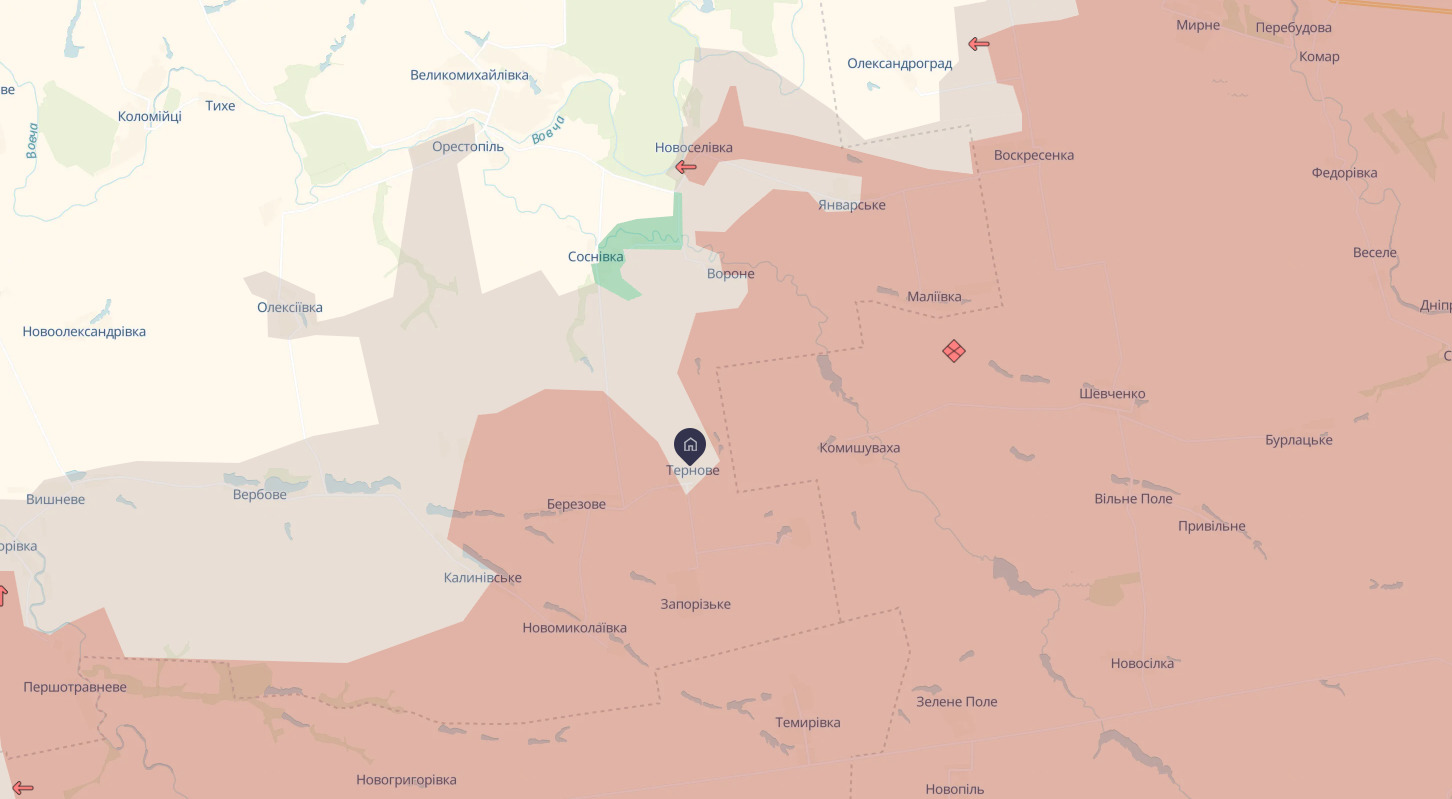 Тернове на Дніпропетровщині повернули під контроль України, — військовий