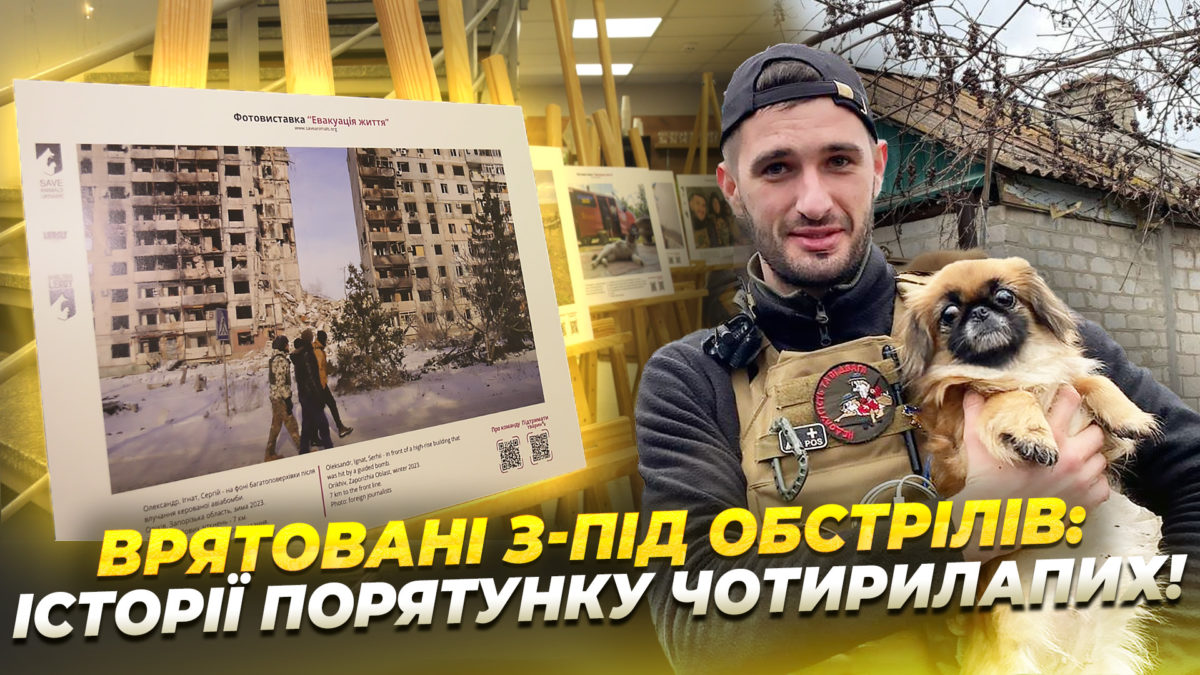 У Дніпрі презентували фотовиставку присвячену порятунку тварин із прифронтових територій України - 03.02.2026