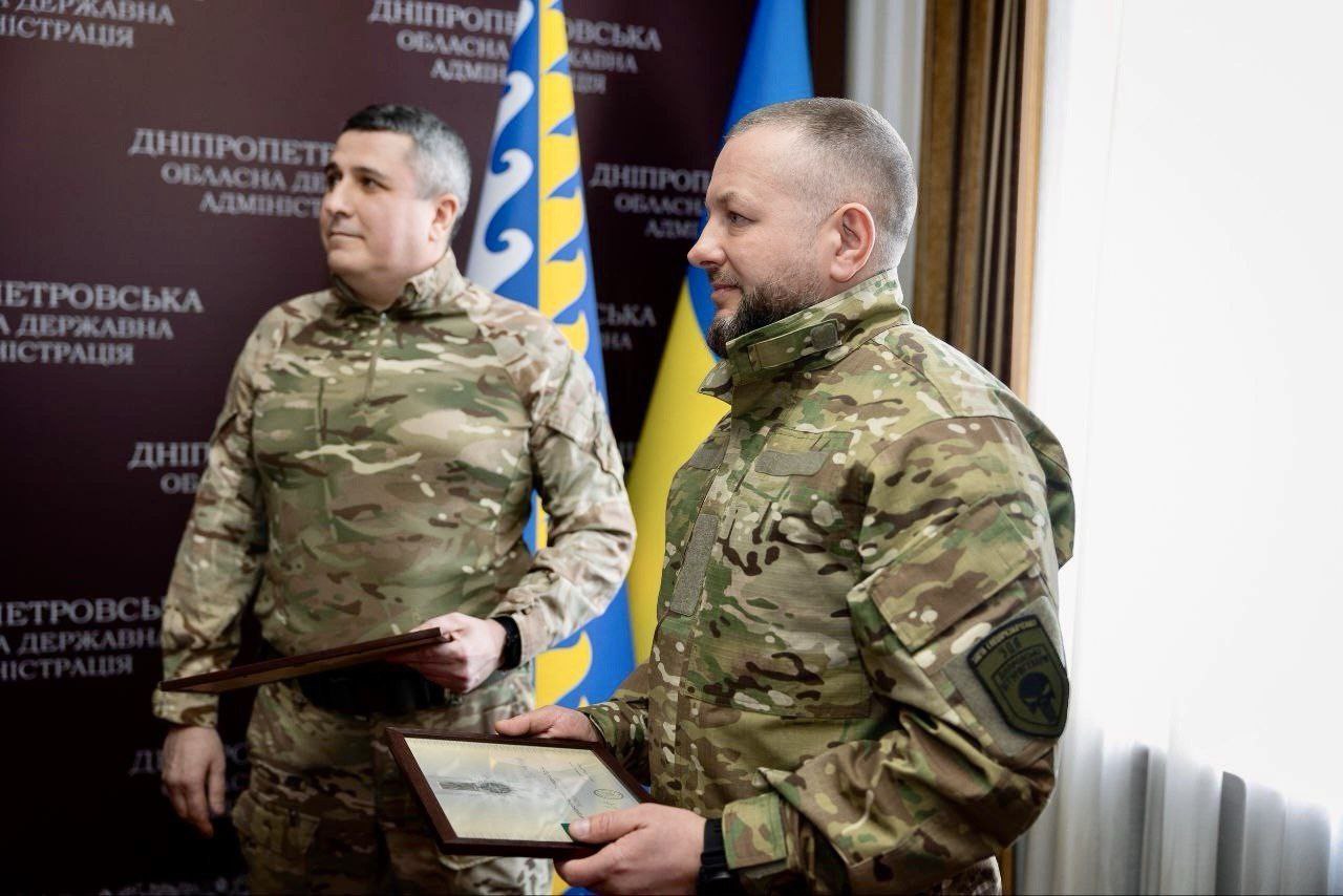 На Дніпропетровщині четверо бійців-добровольців отримали державні нагороди - 19.03.2026