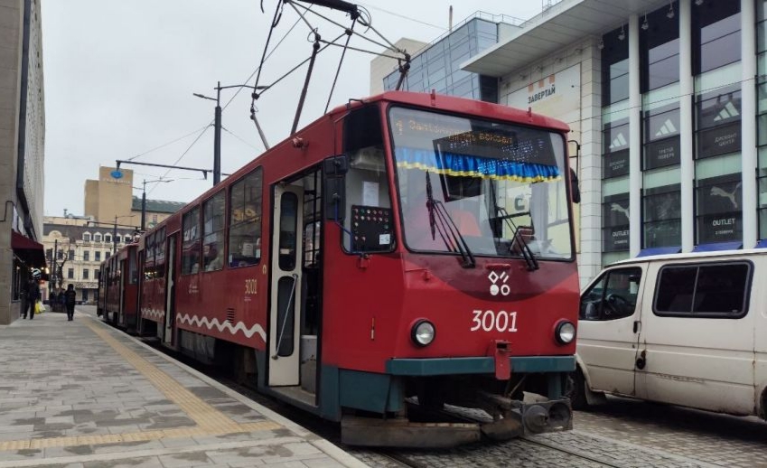 Сьогодні трамвай №1 змінить свій маршрут