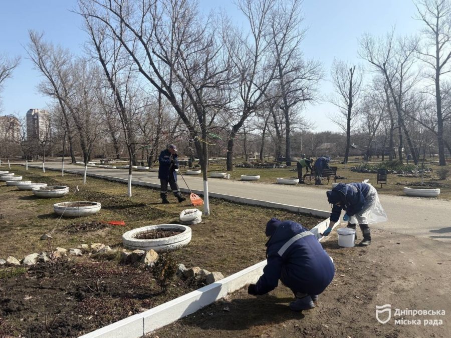 У Дніпрі у парку Сагайдак розпочали весняні роботи - 16.03.2026