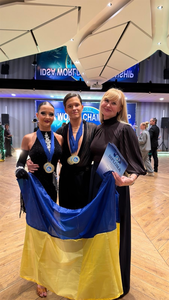 Дніпровські спортсмени – переможці та призери Чемпіонату світу IDSA 2026 зі спортивних танців - 23.03.2026 Дніпровські спортсмени – переможці та призери Чемпіонату світу IDSA 2026 зі спортивних танців - 23.03.2026