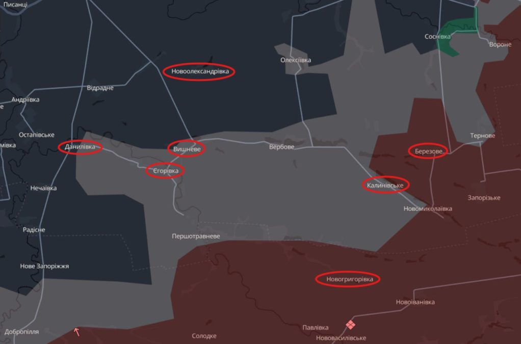 ЗСУ відбили частину Данилівки на Дніпропетровщині та просуваються до Єгорівки — військовий «Мучной»