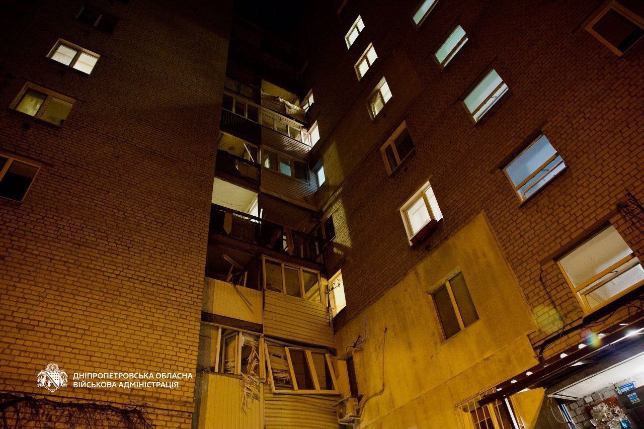 10 людей постраждали через атаку рф по Дніпру: ворог бив по області безпілотниками та артилерією