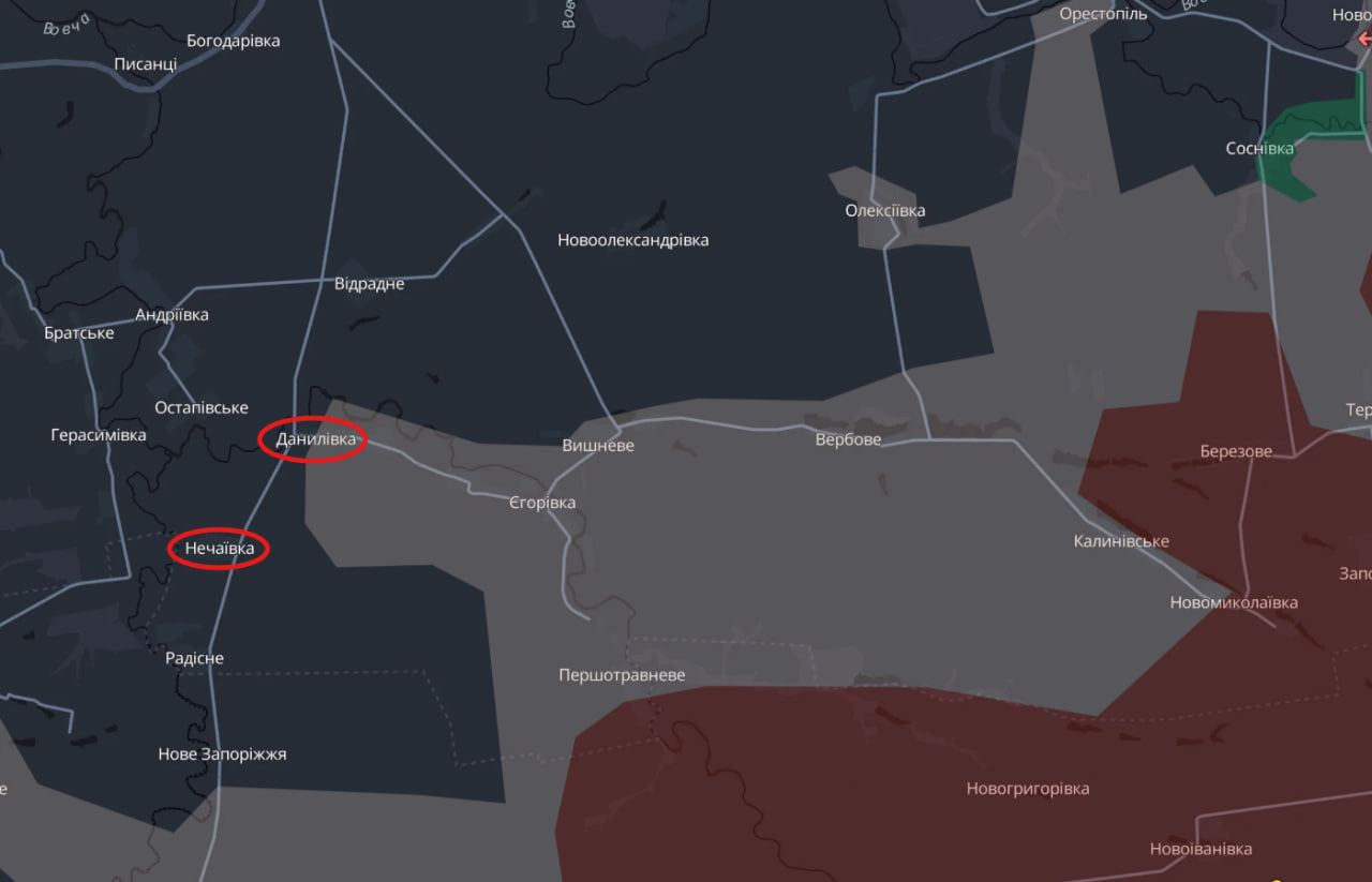 ЗСУ повернули контроль над Нечаївкою на Дніпропетровщині завдяки грамотно проведеним контрзаходам