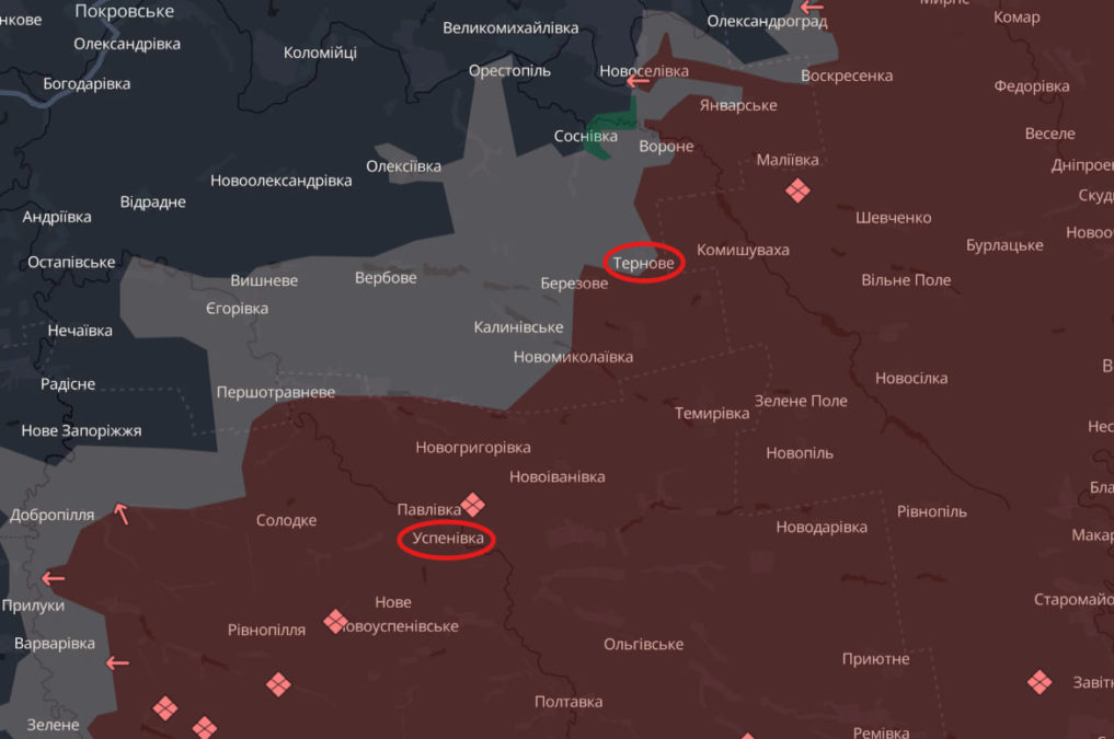росіяни намагаються закріпитися на Олександрівському напрямку (Дніпропетровщина), але зазнають втрат