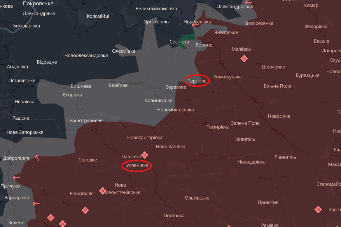 росіяни намагаються закріпитися на Олександрівському напрямку (Дніпропетровщина), але зазнають втрат