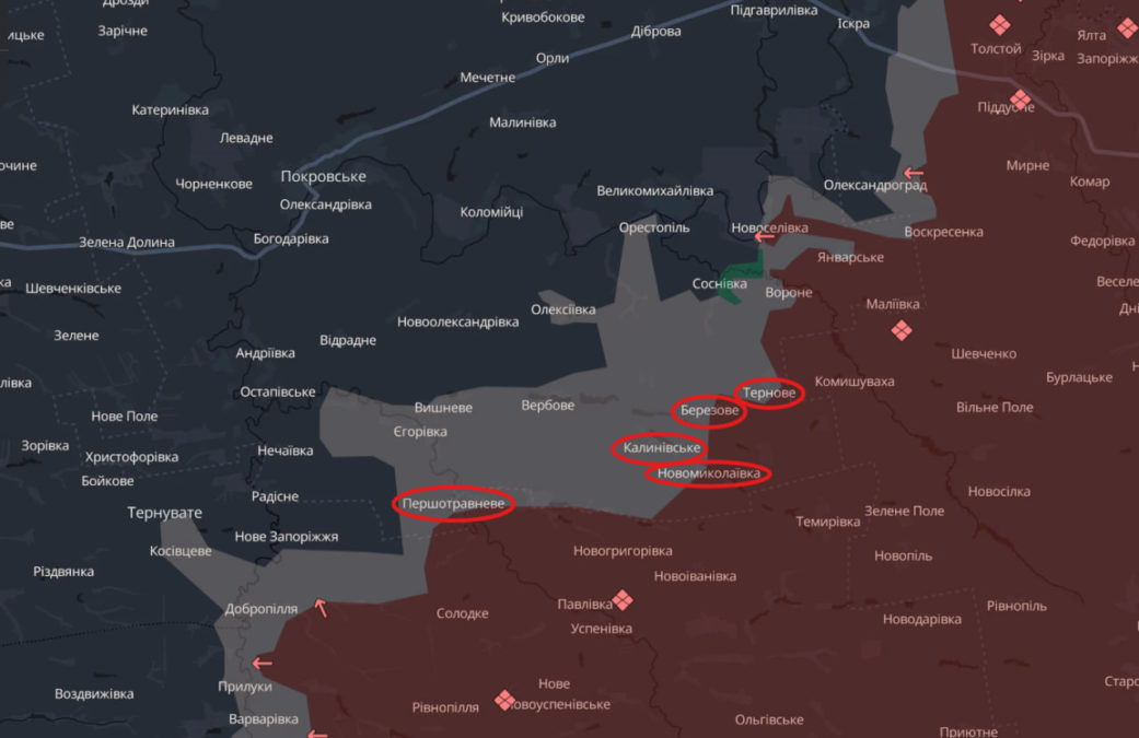 ЗСУ вирівнюють фронт на Дніпропетровщині: тривають бої на Олександрівському напрямку