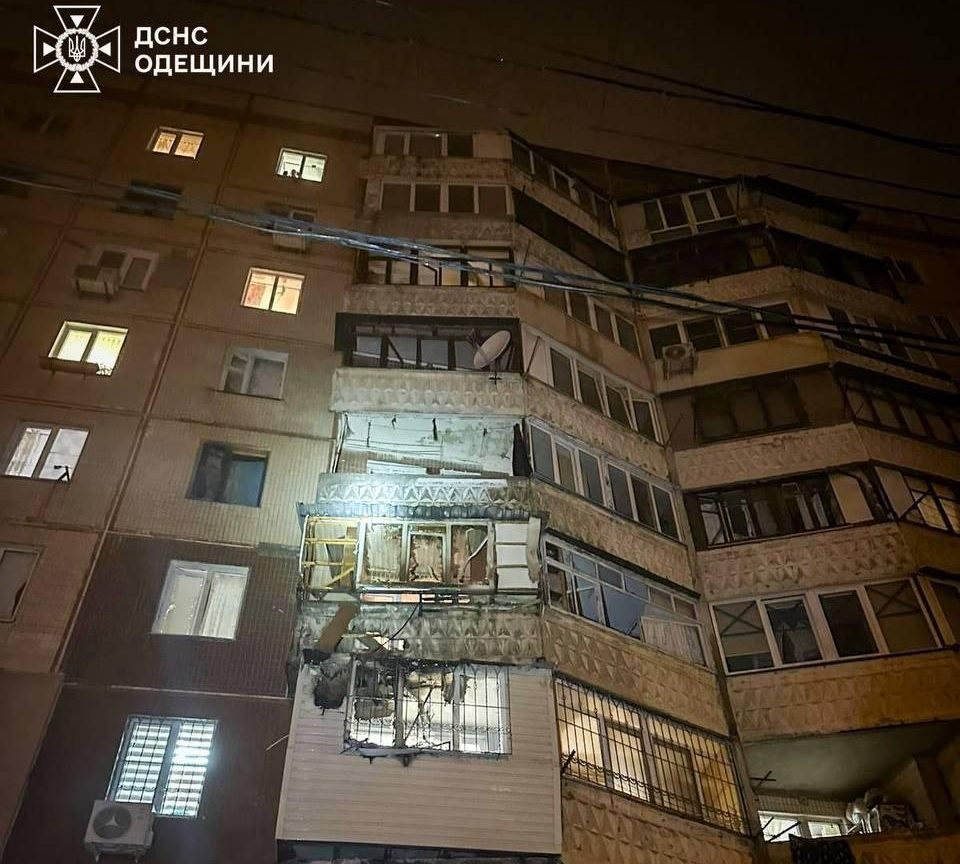 Наслідки обстрілу рф в Одесі