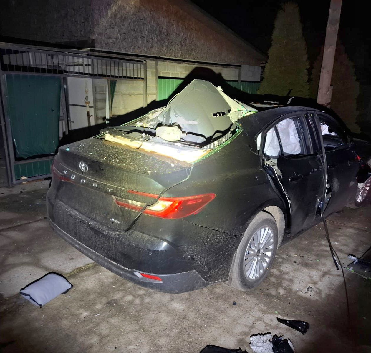 Наслідки обстрілу на Дніпропетровщині