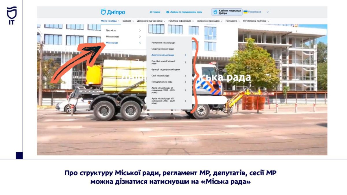 Де є інформація про роботу міської влади Дніпра - 10.03.2026