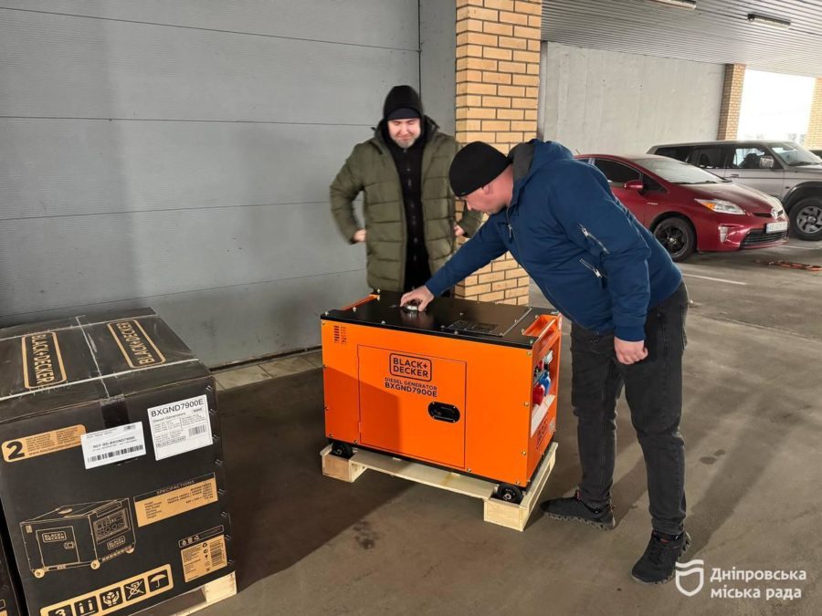 Дніпро отримав 6 генераторів - гуманітарну допомогу від партнерів - 21.03.2026