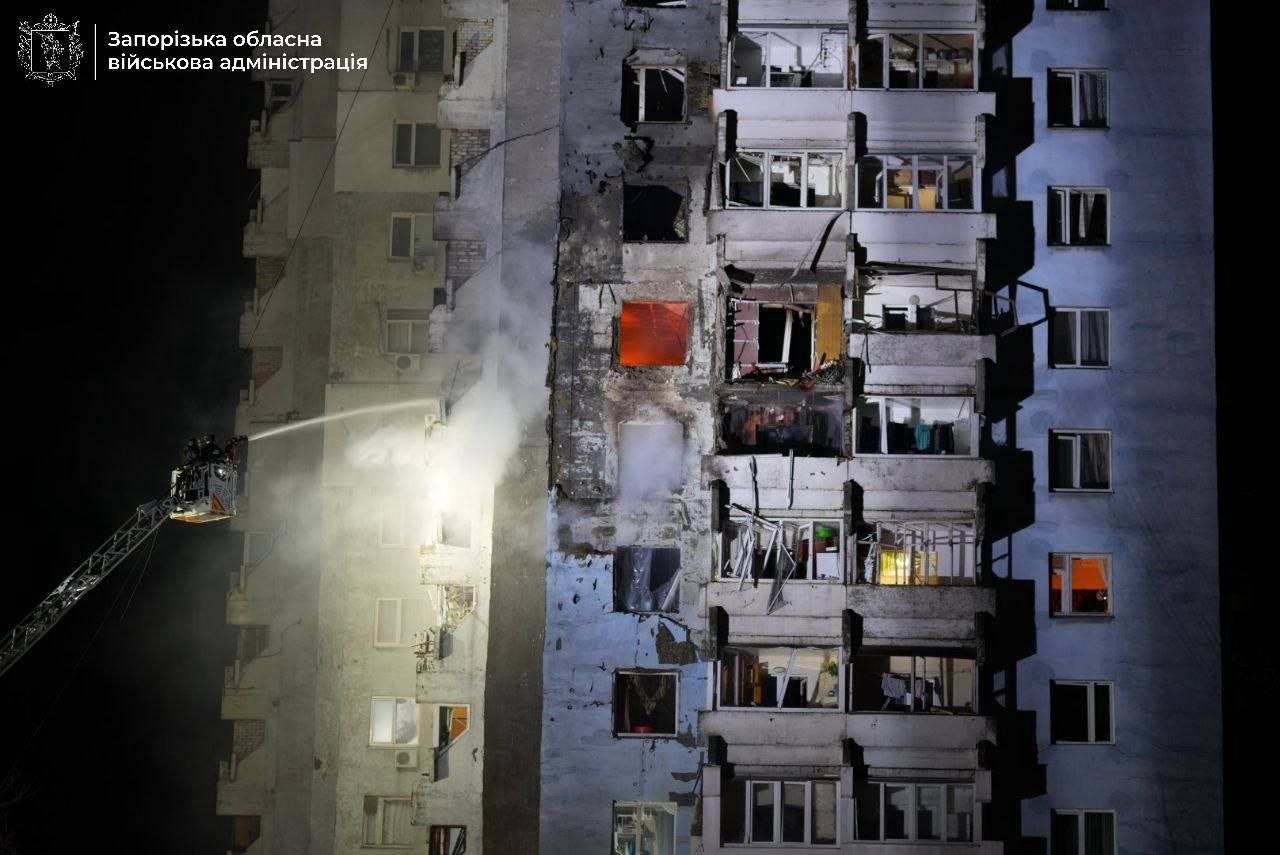 Наслідки атаки рф на Запоріжжі - 24.03.2026