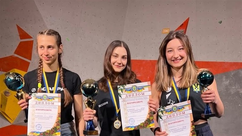 Дніпрянка Рафаель Казбекова – призерка Чемпіонату України зі скелелазіння - 25.03.2026
