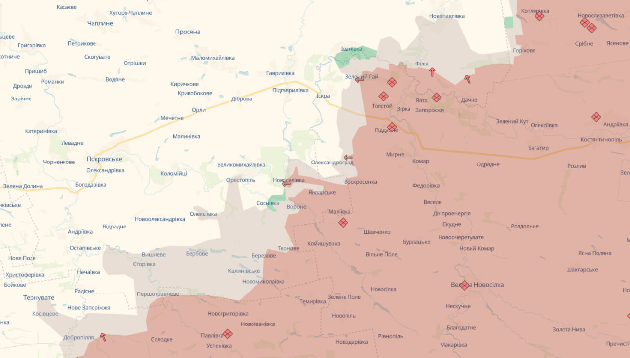 На Олександрівському напрямку Дніпропетровщини ЗСУ витісняють ворога з району Злагоди - 29.03.2026 