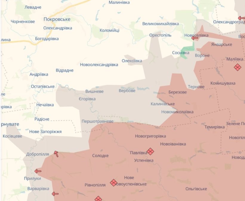 Ситуація на Олександрівському напрямку фронту на Дніпропетровщині - 15.03.2026 Ситуація на Олександрівському напрямку фронту на Дніпропетровщині - 15.03.2026