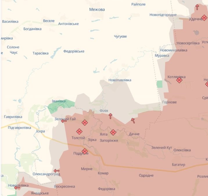 Ситуація на Новопавлівському напрямку Дніпропетровщини - 30.03.2026