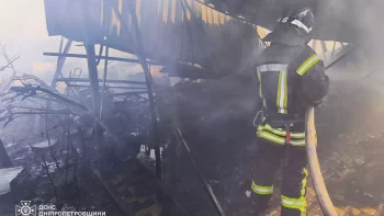 Масштабна пожежа у Дніпровському районі - 22.03.2026