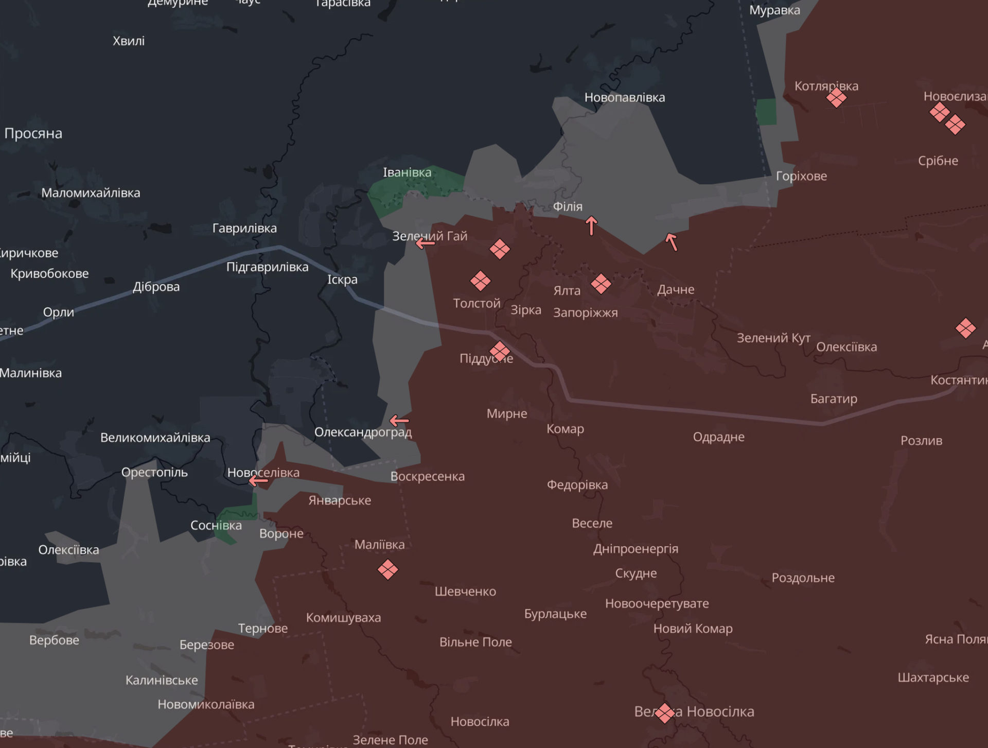 Позитивна динаміка на Олександрівському напрямку (Дніпропетровщина): українські сили зміщують баланс сил на свою користь - 24.03.2026