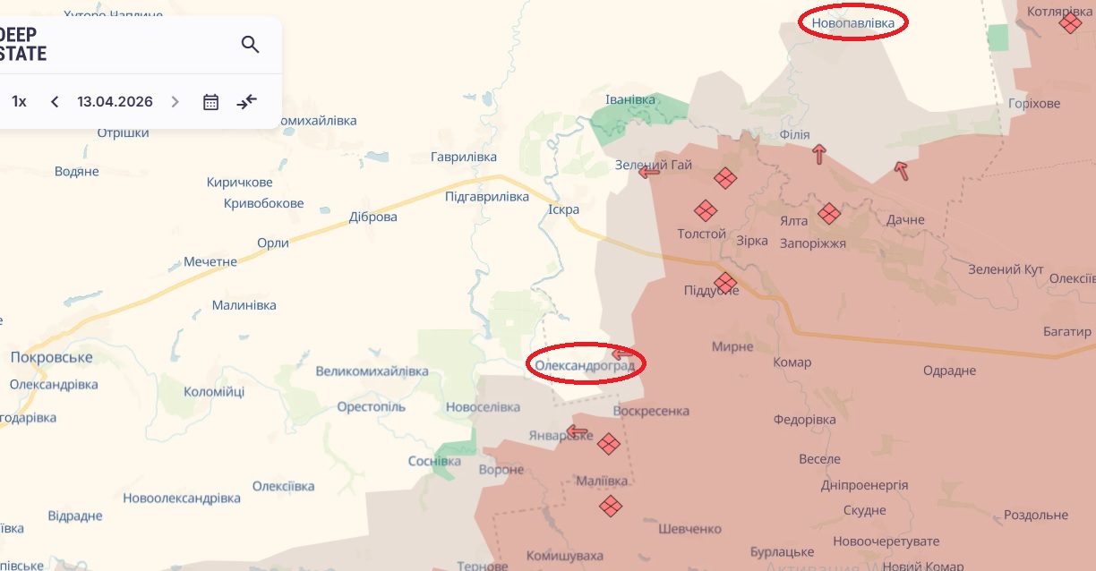 Олександроград на кордоні Дніпропетровської області повністю перейшов під контроль противника