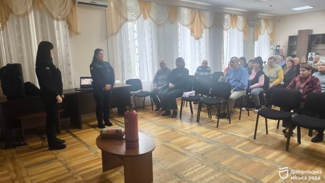 У Дніпрі літнім людям нагадують правила протипожежної безпеки - 02.01.2026