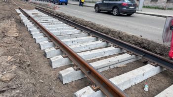 У Дніпрі ремонтують колію трамваю №1 на перетині просп. Науки та вул. Паторжинського - 04.04.2026