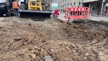 У Дніпрі ремонтують колію трамваю №1 на перетині просп. Науки та вул. Паторжинського - 04.04.2026